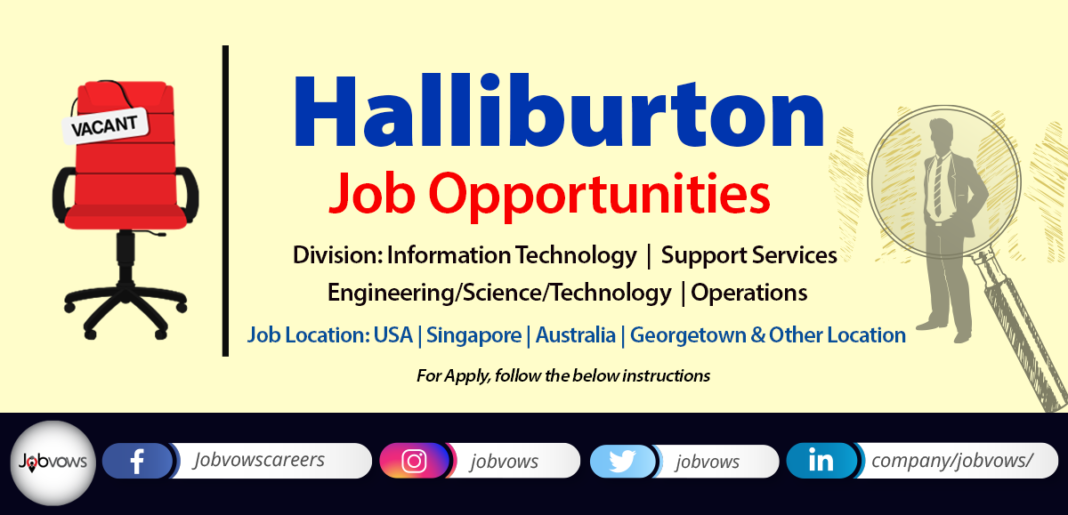 Halliburton online job application