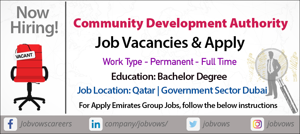 Community Development Authority Dubai Jobs and Careers 
